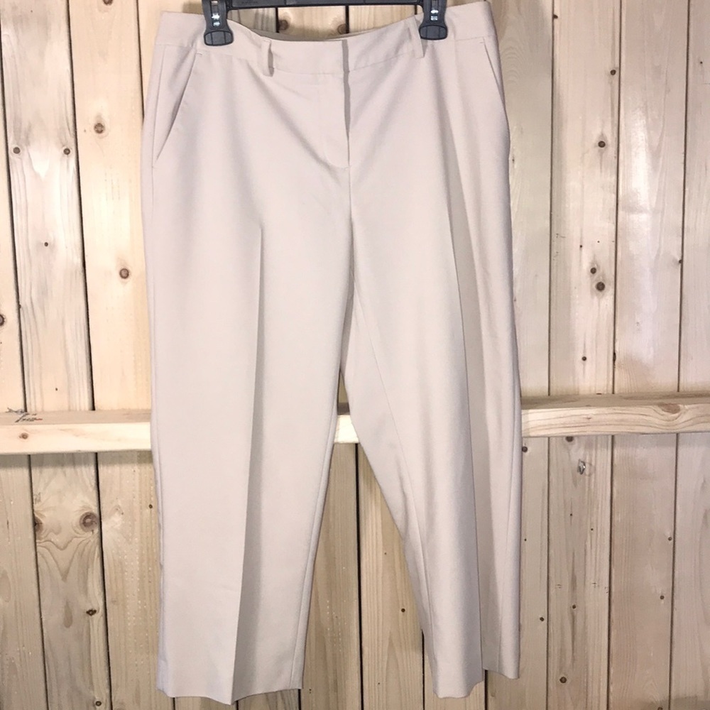 Madison Uptown Style Tan Pants 10 Ankle